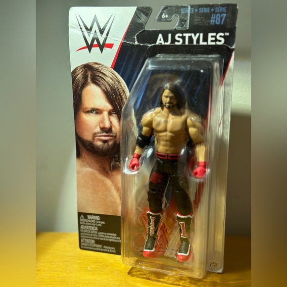 Mattel WWE Action Figure, 6-inch Collectible AJ Styles with 10 Articulation - Picture 1 of 2